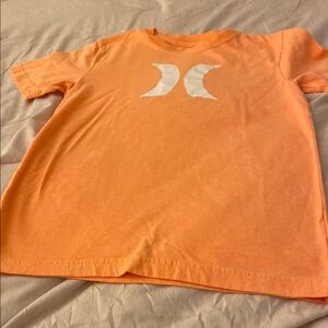 Hurley Kids Orange Tee with White Logo